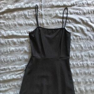 Pinstriped Mini Dress